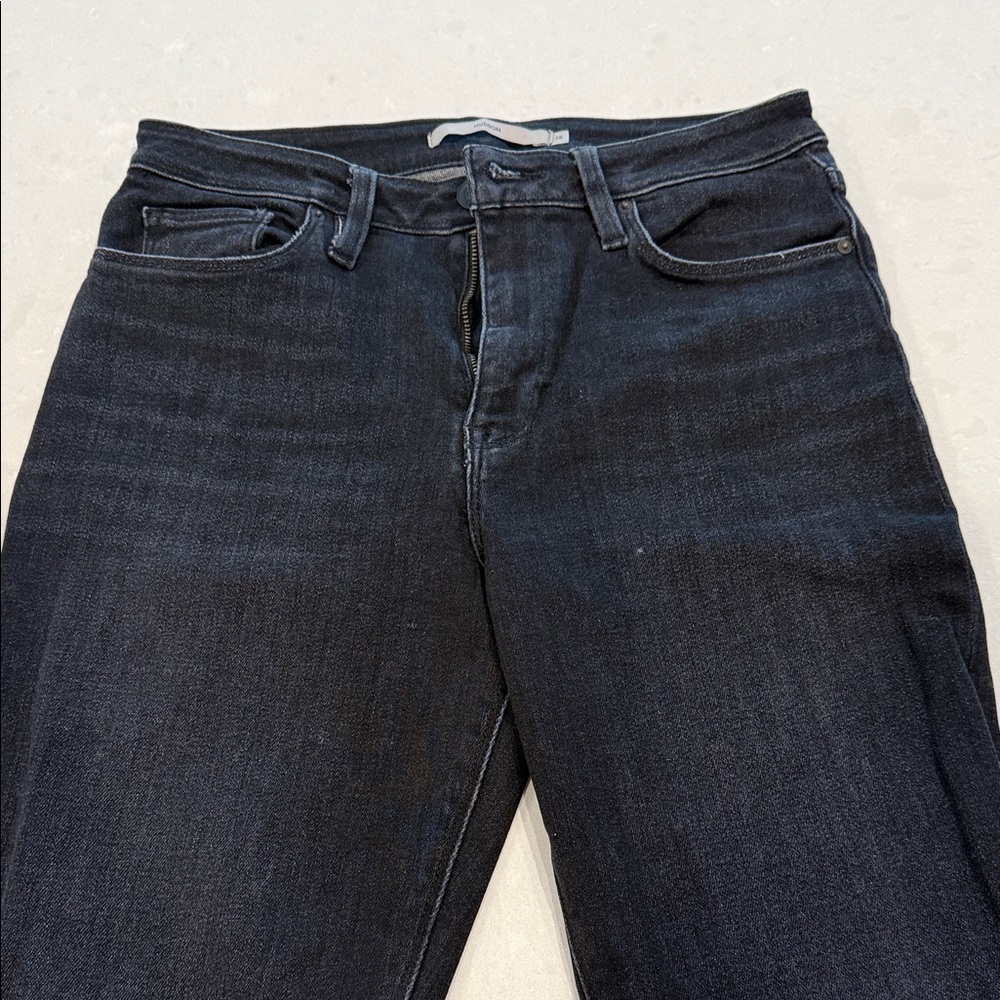 Hudson Holly Petite Jeans Women's High Rise Black Washed Denim - Color Mysteriou